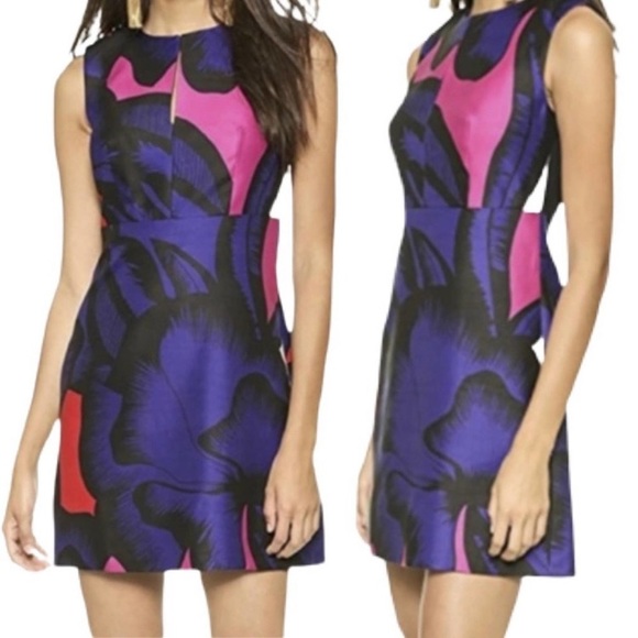 Like new Diane von Furstenberg Yvette Silk Cotton Blend Floral Poppy Dre… - Picture 10 of 16